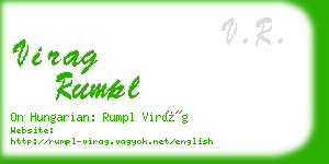 virag rumpl business card